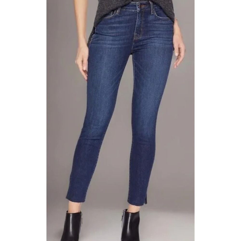 Sanctuary Jeans Womens Size 25 Blue‎ Social Ankle Skinny Standard Rise Raw Hem